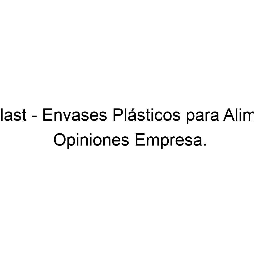 Envases Plásticos para Alimentos, SAJOPLAST